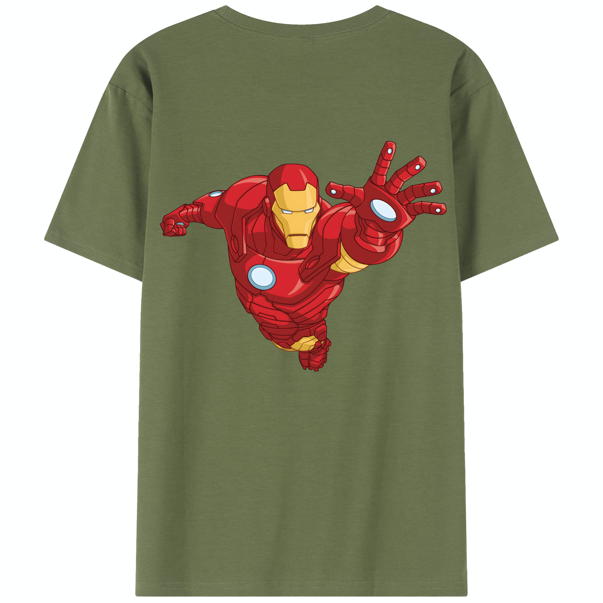 （画像用） アベンジャーズ The Avengers 綿100％半袖Tシャツ（背面プリント）